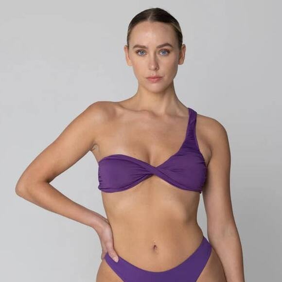 Selina Rae Swim Bikini Top The Aubrey Top in Grape Sz Large - Picture 9 of 11